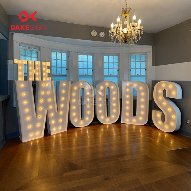 4ft Marquee Letters With Lights